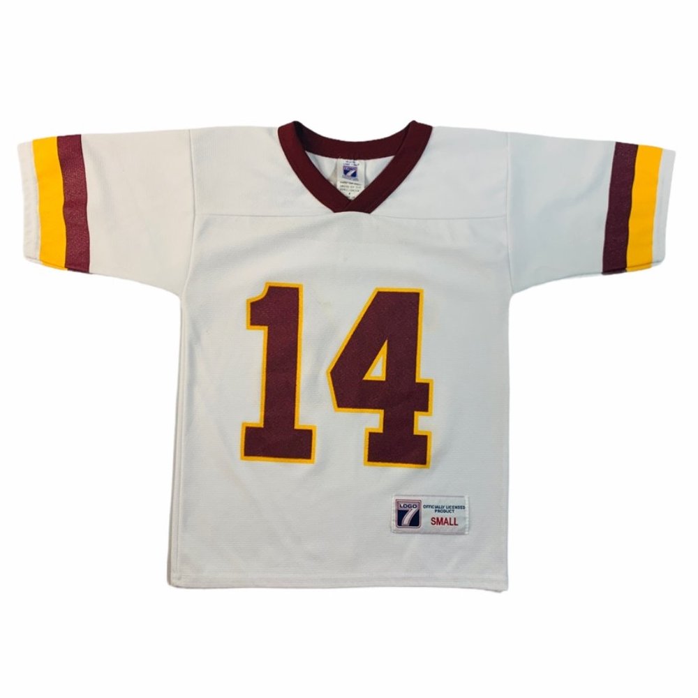 Vintage Brad Johnson Logo 7 Redskins jersey small